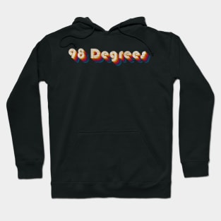 retro vintage 98 Degrees Hoodie